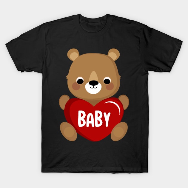 Bear Love T-Shirt by Wanda City